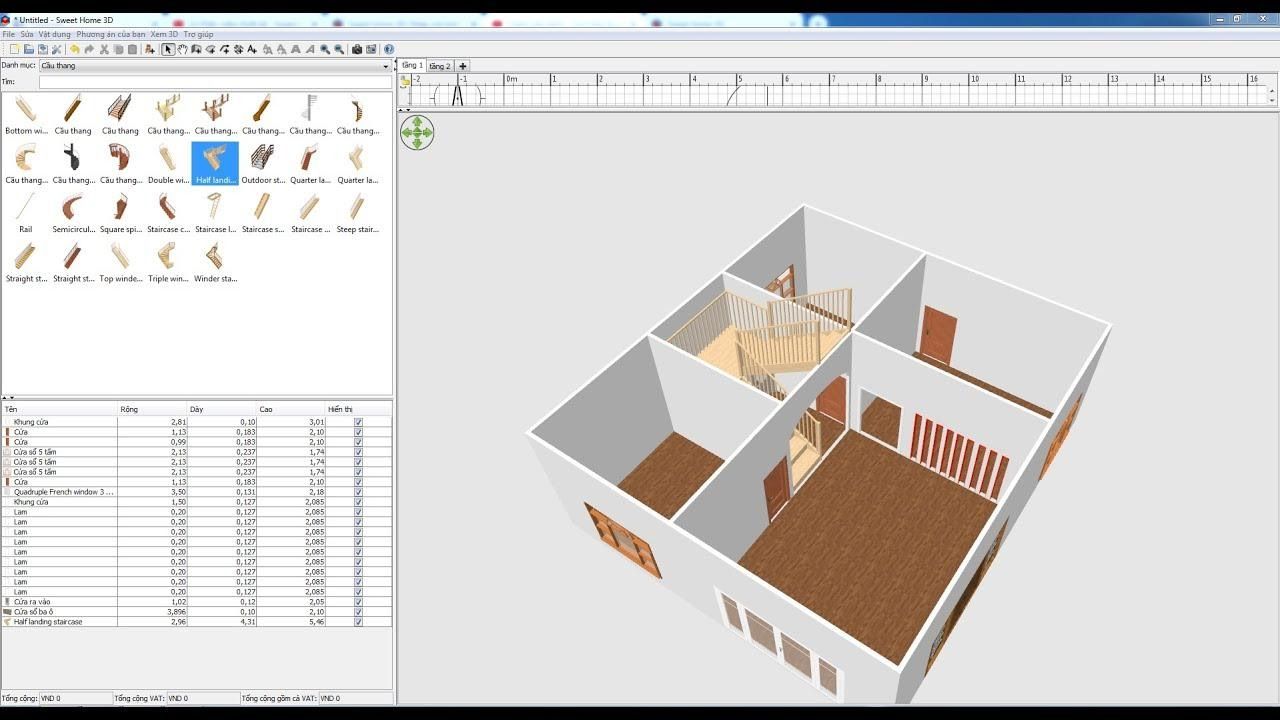 phần mềm thiết kế nội thất 3D đơn giản